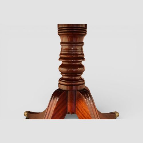 fig 6. Regency Style Mahogany Twin Pillar Dining Table – Early 20th Century Cabinetmaker Made