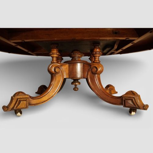 fig 1. Victorian Burr Walnut Coffee Table, c.1860