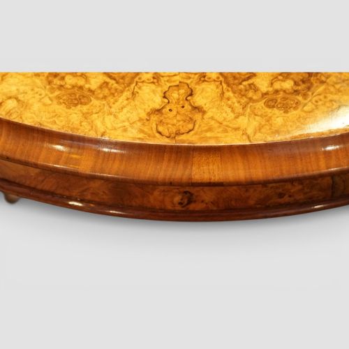 fig 3. Victorian Burr Walnut Coffee Table, c.1860