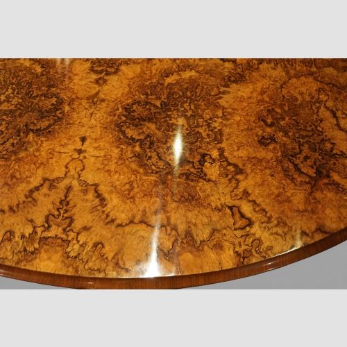 fig 4. Victorian Burr Walnut Coffee Table, c.1860