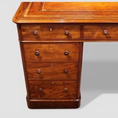 fig 1. Victorian mahogany partners desk