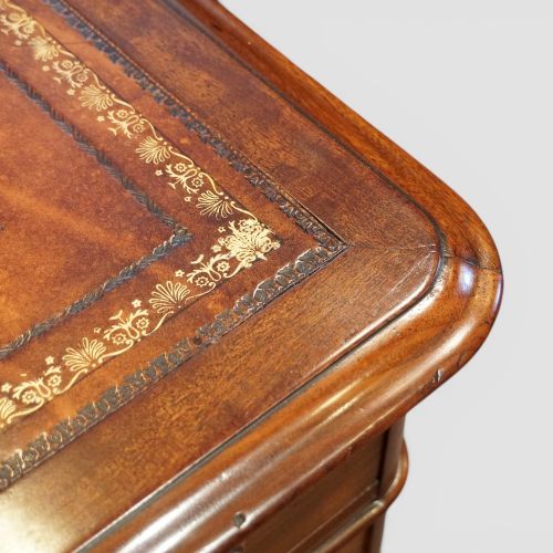fig 4. Victorian mahogany partners desk