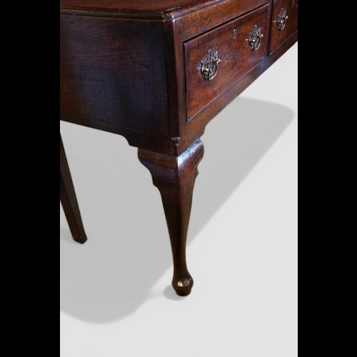 fig 7. Georgian oak cabriole leg dresser base