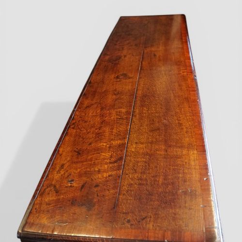 fig 9. Georgian oak cabriole leg dresser base