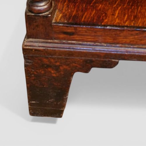 fig 1. Antique oak pot board dresser base