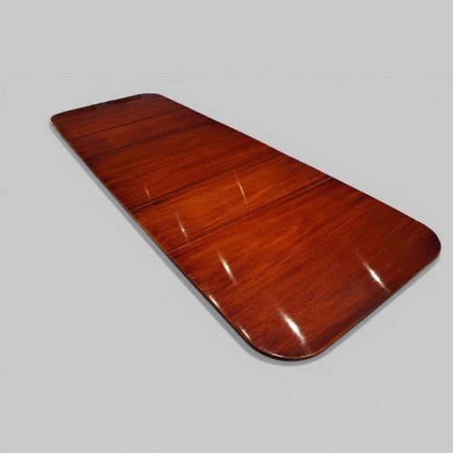 fig 6. George V mahogany 3-pillar dining table