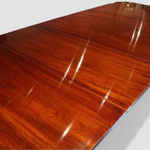 fig 9. George V mahogany 3-pillar dining table