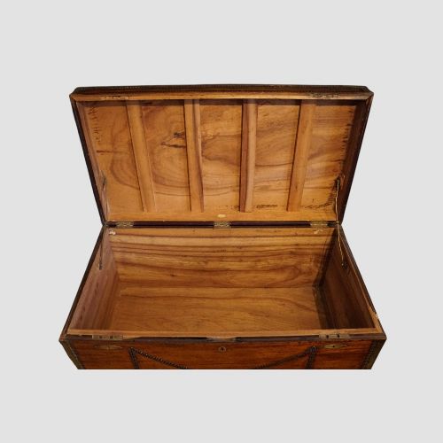 fig 5. Regency Brass Bound Camphor Wood Trunk