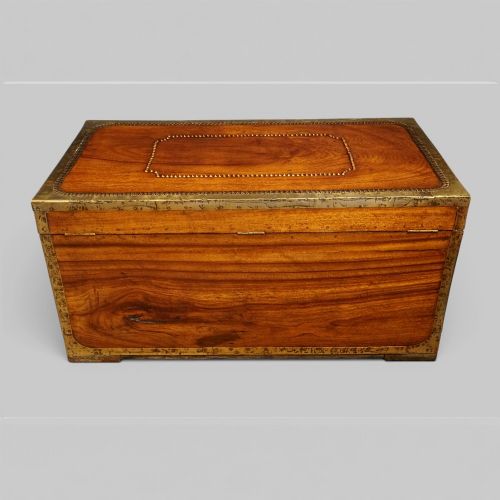 fig 7. Regency Brass Bound Camphor Wood Trunk