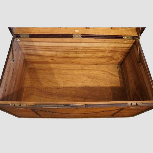 fig 8. Regency Brass Bound Camphor Wood Trunk