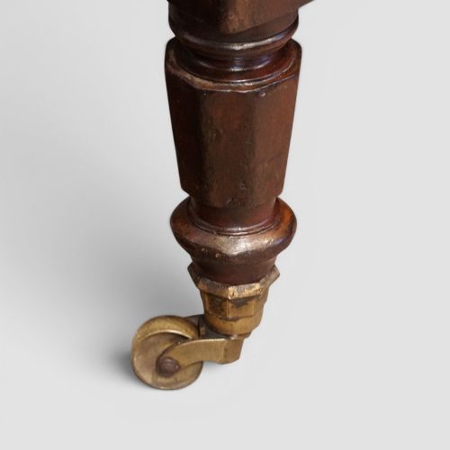 WILLIAM IV MAHOGANY LIBRARY CHAIR - ADDITIONAL PHOTO 4