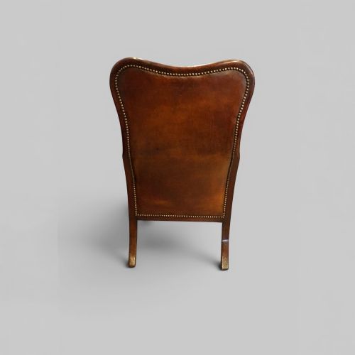 WILLIAM IV MAHOGANY LIBRARY CHAIR - ADDITIONAL PHOTO 5