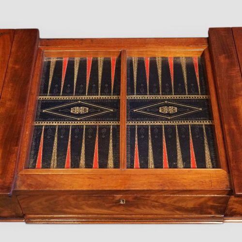 WILLIAM IV MAHOGANY GAMES AND WORKTABLE - ADDITIONAL PHOTO 3