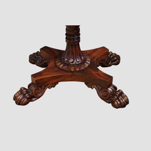 WILLIAM IV MAHOGANY GAMES AND WORKTABLE - ADDITIONAL PHOTO 4