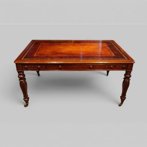 William IV Mahogany Partners Writing Table