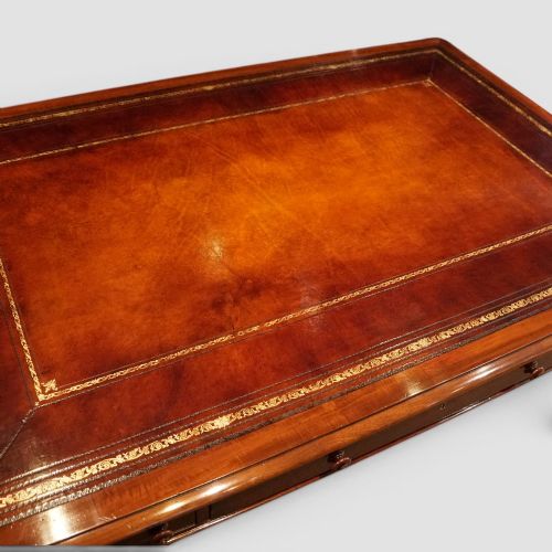fig 4. William IV mahogany partners writing table