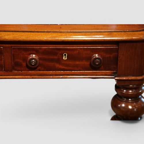 fig 6. William IV mahogany partners writing table