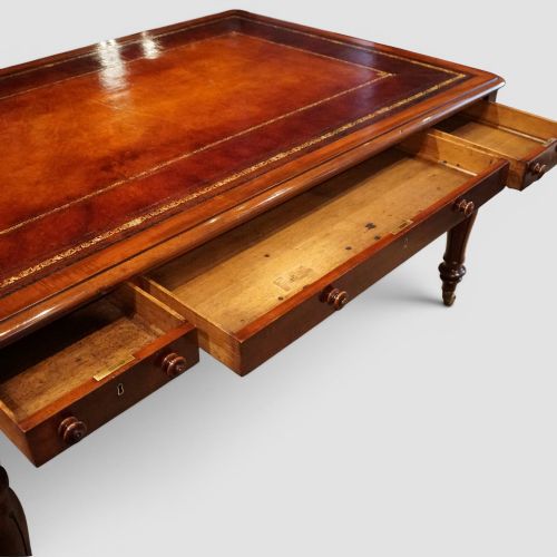 fig 7. William IV mahogany partners writing table