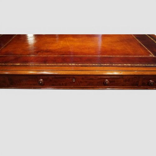 fig 8. William IV mahogany partners writing table