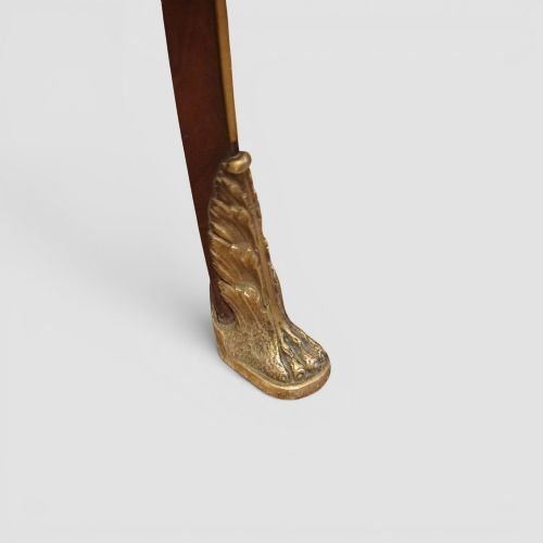 fig 5. 19th Century French Belle Époque Kingwood Side Table with Gilt Bronze Mounts & Drawer