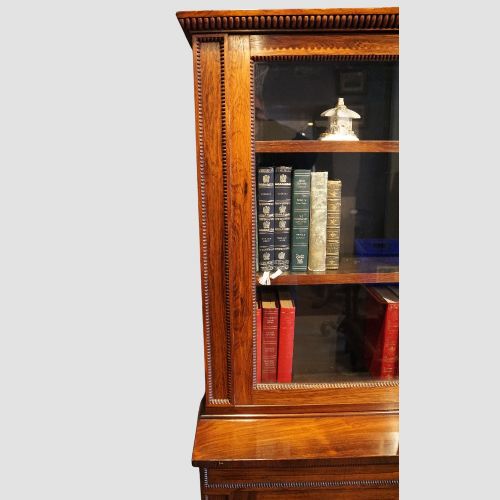 WILLIAM IV ROSEWOOD BOOKCASE - ADDITIONAL PHOTO 8
