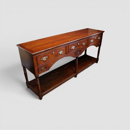 fig 2. George III oak pot board dresser base