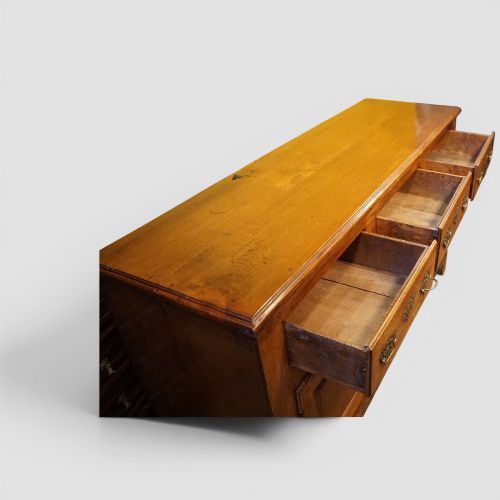 GEORGE III FRUITWOOD DRESSER BASE SIDEBOARD - ADDITIONAL PHOTO 5