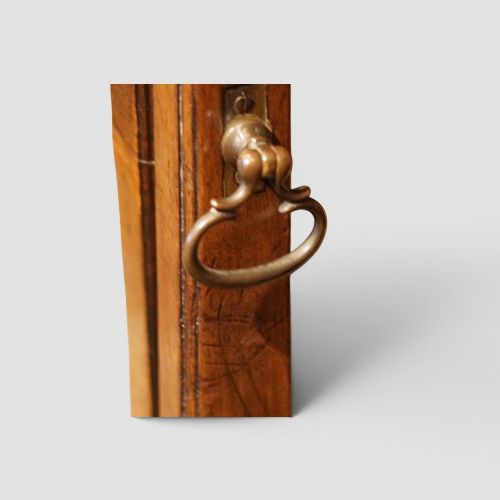 fig 3. Edwardian Walnut Cheval Mirror