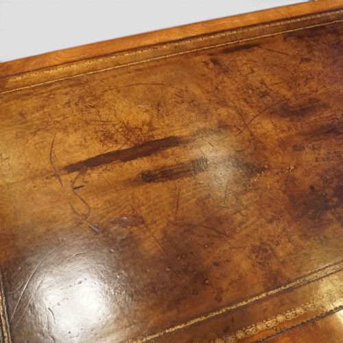 RARE SMALL VICTORIAN MAHOGANY PARTNERS DESK - ADDITIONAL PHOTO 7
