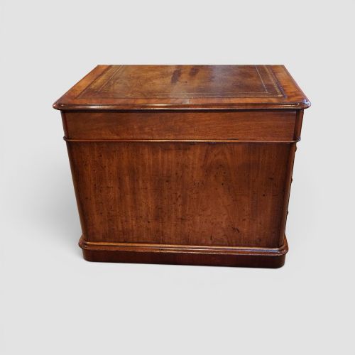 RARE SMALL VICTORIAN MAHOGANY PARTNERS DESK - ADDITIONAL PHOTO 12