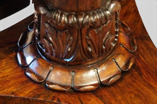 WILLIAM IV CIRCULAR ROSEWOOD DINING TABLE - ADDITIONAL PHOTO 3