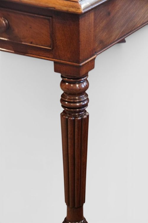VICTORIAN MAHOGANY PARTNERS WRITING TABLE - ADDITIONAL PHOTO 12