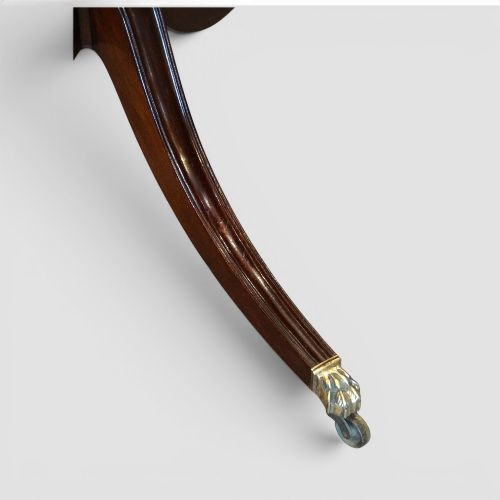 REGENCY STYLE MAHOGANY THREE PILLAR EXTENDING DINING TABLE CIRCA 1910 - ADDITIONAL PHOTO 5