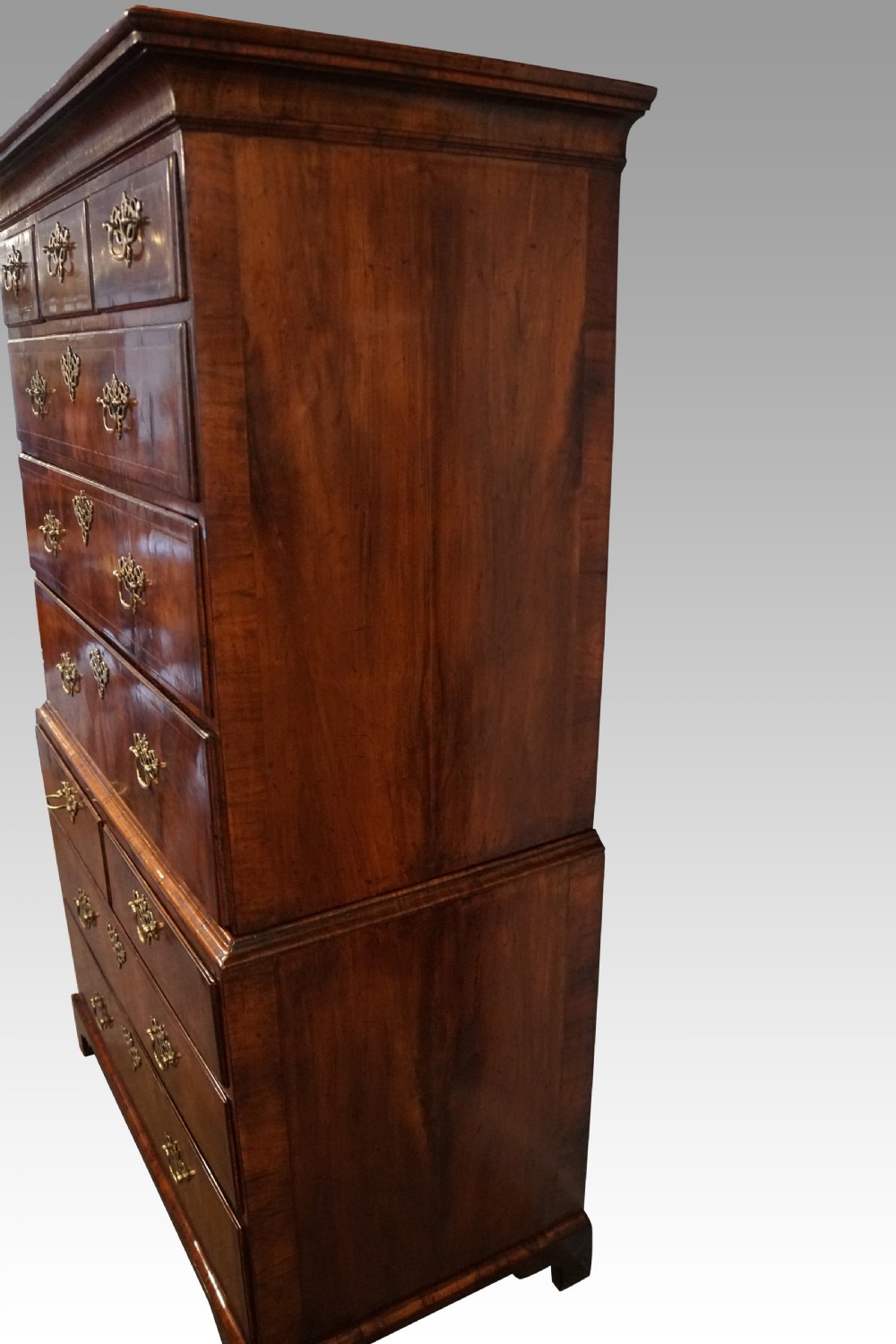 Georgian walnut chest on chest View VIII