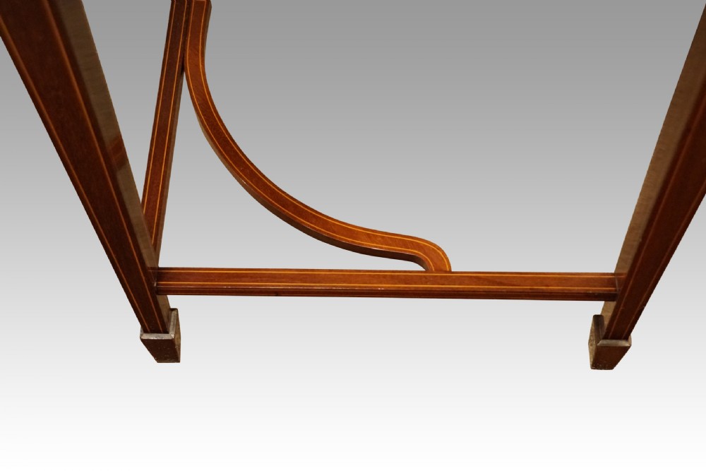 Edwardian inlaid mahogany cylinder desk View IX
