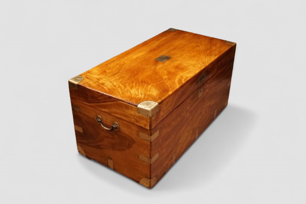Large camphorwood campaign trunk View V