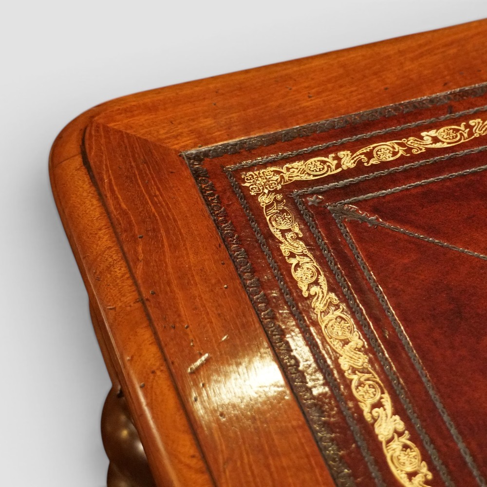 William IV mahogany partners writing table View X