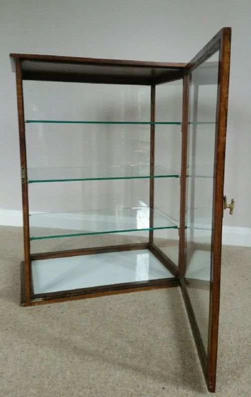 fig 1. Victorian Mahogany Shop Counter Display Cabinet