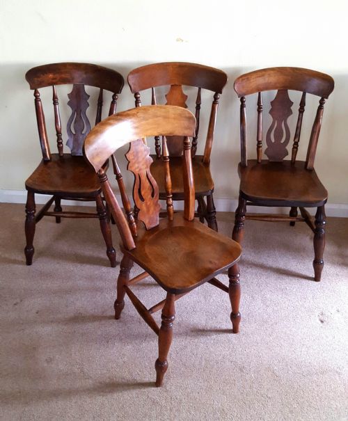 fig 1. Kitchen Chairs by James Latham, c1890.