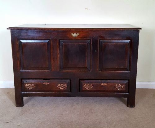 Late 17th Century Oak Mule Chest / Coffer