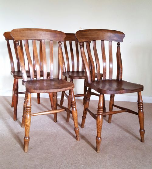 Set of 4 Ash & Elm Kitchen Chairs