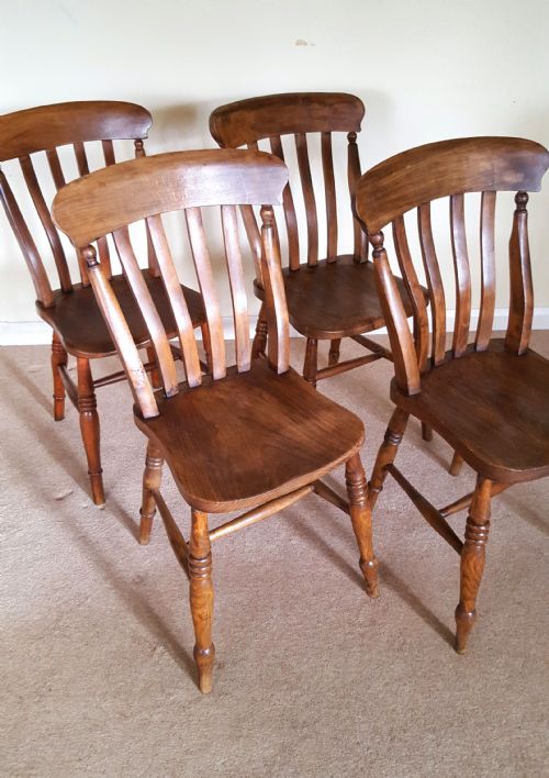 fig 2. Set of 4 Ash & Elm Kitchen Chairs