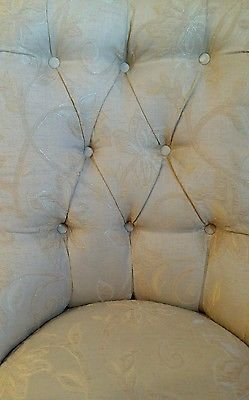 fig 2. c1870 Fine Mahogany Sweeping Back Deep Button Chair