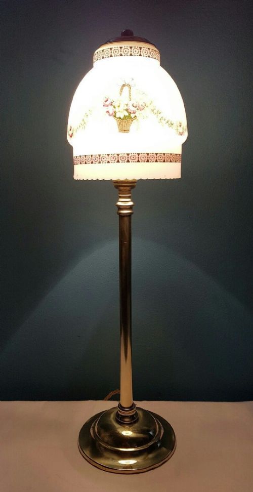 C1920 Brass Elegant Table Lamp