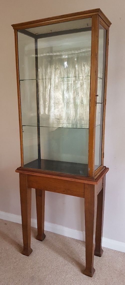 Glass Shop Retail Museum Display Cabinet; C1910