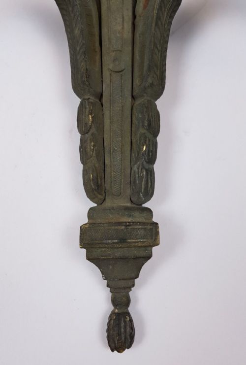 fig 6. Pair of Large c1910 Classical Brass Wall Lights