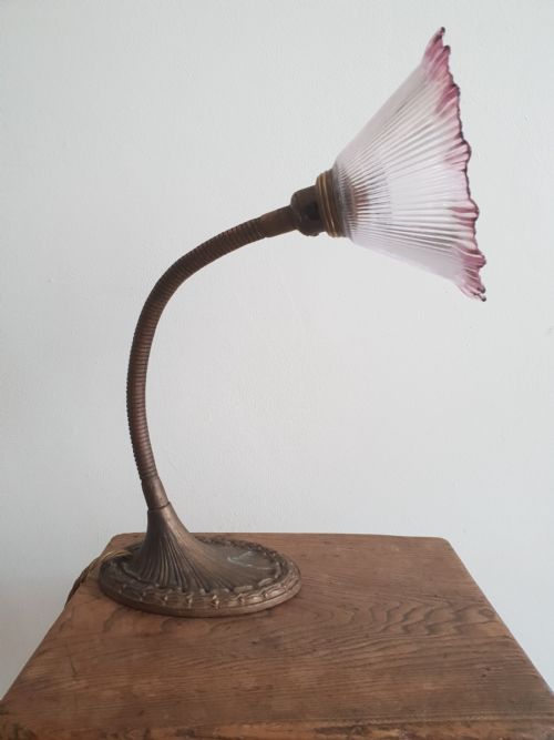 C1910 USA Bendy Table Desk Lamp; Rewired and Pat Tested