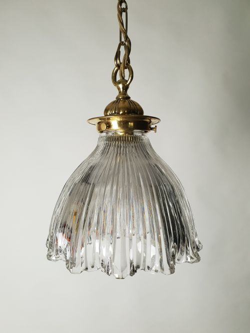 Holophane Ceiling Light, Rewired