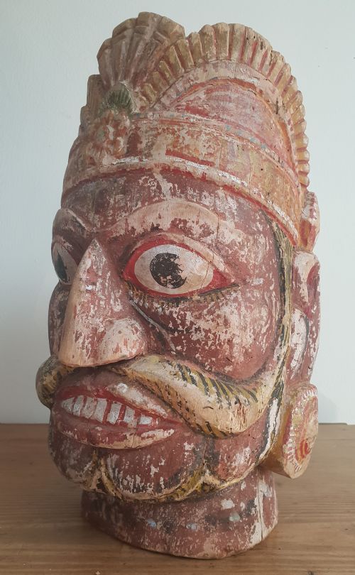 Early 19th Century Indian Buddhist Head Bust