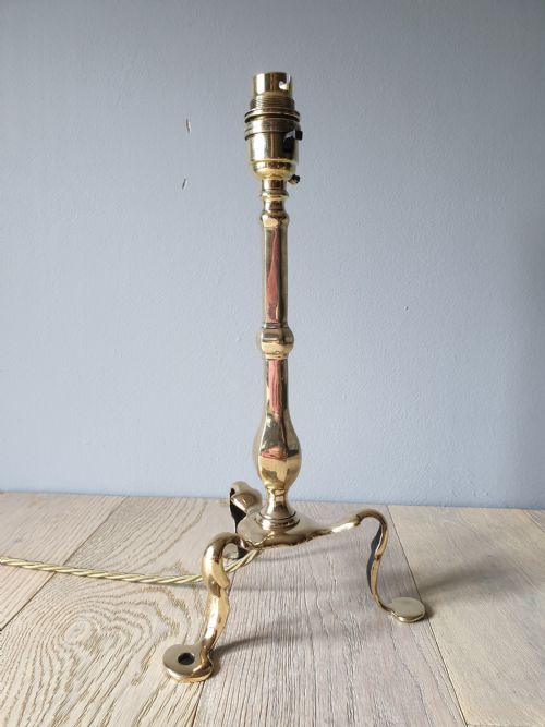 Brass Pullman Table Lamp, Rewired and Pat Tested